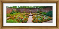 Latham Memorial Garden at Tryon Palace, New Bern, North Carolina, USA Fine Art Print