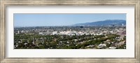 High angle view of a city, Culver City, West Los Angeles, Santa Monica Mountains, Los Angeles County, California, USA Fine Art Print