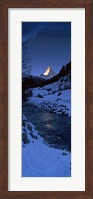 Mt Matterhorn from Zermatt, Valais Canton, Switzerland Fine Art Print
