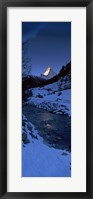Mt Matterhorn from Zermatt, Valais Canton, Switzerland Fine Art Print