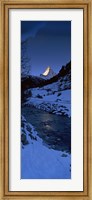 Mt Matterhorn from Zermatt, Valais Canton, Switzerland Fine Art Print