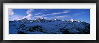 Swiss Alps from Gornergrat, Switzerland Fine Art Print