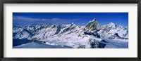 Snow Covered Swiss Alps, Switzerland Fine Art Print