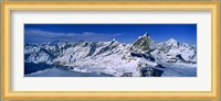 Snow Covered Swiss Alps, Switzerland Fine Art Print