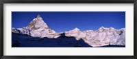 Mt Matterhorn from Riffelberg, Zermatt, Valais Canton, Switzerland Framed Print