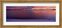 Lake at sunset, Lake Tahoe, California Fine Art Print