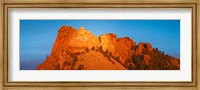 Low angle view of a monument, Mt Rushmore, South Dakota Fine Art Print