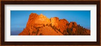 Low angle view of a monument, Mt Rushmore, South Dakota Fine Art Print