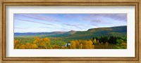 Autumn trees at Loch an Eilein, Rothiemurchus Forest, Aviemore, Cairngorms National Park, Highlands Region, Scotland Fine Art Print