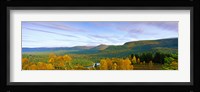 Autumn trees at Loch an Eilein, Rothiemurchus Forest, Aviemore, Cairngorms National Park, Highlands Region, Scotland Fine Art Print