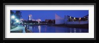 Downtown Wichita at night, Kansa Fine Art Print