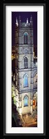 Notre Dame De Montreal at night, Montreal, Quebec, Canada Fine Art Print