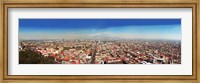 Aerial view of cityscape, Mexico City, Mexico Fine Art Print