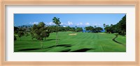 Trees , Kaanapali Golf Course, Maui, Hawaii, USA Fine Art Print