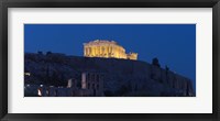 Parthenon at dusk, Athens, Greece Fine Art Print