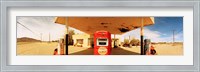 Closed gas station, Route 66, USA Fine Art Print