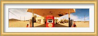 Closed gas station, Route 66, USA Fine Art Print