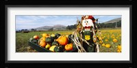 Scarecrow in Pumpkin Patch, Half Moon Bay, California (horizontal) Fine Art Print