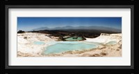 Travetine Pool and Hot Springs, Pamukkale, Denizli Province, Turkey Fine Art Print