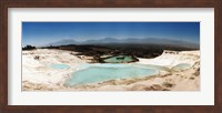Travetine Pool and Hot Springs, Pamukkale, Denizli Province, Turkey Fine Art Print