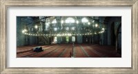 Interiors of a mosque, Rustem Pasha mosque, Istanbul, Turkey Fine Art Print