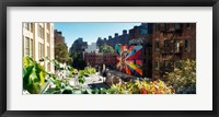 Buildings around a street from the High Line in Chelsea, New York City, New York State, USA Fine Art Print