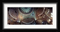 Panoramic Images of a Blue Mosque, Istanbul, Turkey Fine Art Print