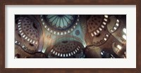 Panoramic Images of a Blue Mosque, Istanbul, Turkey Fine Art Print