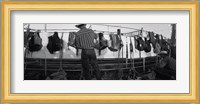 Cowboy with tacks at rodeo, Pecos, Texas Fine Art Print