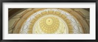 Ceiling of the dome of the Texas State Capitol building, Austin, Texas Fine Art Print