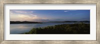 Lake Travis at dusk, Austin, Texas Fine Art Print