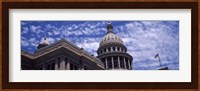 Low angle view of the Texas State Capitol Building, Austin, Texas, USA Fine Art Print