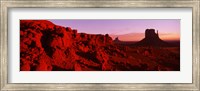 Butte rock formations at Monument Valley, Arizona Fine Art Print