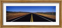 Highway passing through a landscape, New Mexico Fine Art Print