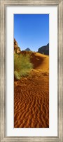 Sand dunes in a desert, Jordan (vertical) Fine Art Print