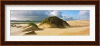 Clouds over sand dunes, Sands of Forvie, Newburgh, Aberdeenshire, Scotland Fine Art Print