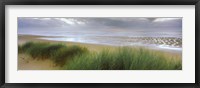 Storm clouds over the sea, Newburgh Beach, Newburgh, Aberdeenshire, Scotland Fine Art Print