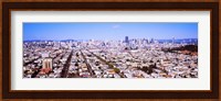 Houses in a city, San Francisco, California, USA 2012 Fine Art Print