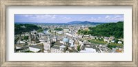 Buildings in a city, view from Hohensalzburg Castle, Salzburg, Austria Fine Art Print