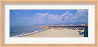 Resort on the beach, Viareggio, Tuscany, Italy Fine Art Print