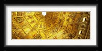 Baptistery mosaic ceiling, Battistero Di San Giovanni, Florence, Tuscany, Italy Fine Art Print