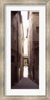 Narrow alley with old buildings, Siena, Siena Province, Tuscany, Italy Fine Art Print