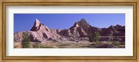 Mountains at Badlands National Park, South Dakota, USA Fine Art Print