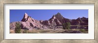 Mountains at Badlands National Park, South Dakota, USA Fine Art Print