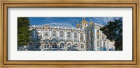 Facade of a palace, Catherine Palace, Tsarskoye Selo, St. Petersburg, Russia Fine Art Print
