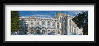 Facade of a palace, Catherine Palace, Tsarskoye Selo, St. Petersburg, Russia Fine Art Print