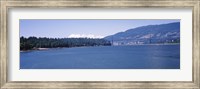 Lions Gate Bridge with Mountain in the Background, Vancouver, British Columbia, Canada Fine Art Print