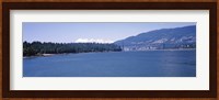 Lions Gate Bridge with Mountain in the Background, Vancouver, British Columbia, Canada Fine Art Print
