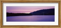 Lions Gate Bridge at dusk, Vancouver, British Columbia, Canada Fine Art Print