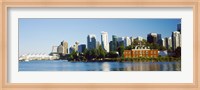 City at the waterfront, Vancouver, British Columbia, Canada 2013 Fine Art Print